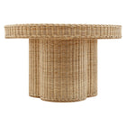 Modway - Ainsley 32 pouces Rotin naturel rond Table basse - Naturel-Entièrement assemblé