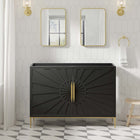 Modway - Awaken 48" Armoire de lavabo de salle de bain compatible double ou simple (non inclus) - Noir-Bassin d’évier non inclus