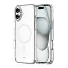 AXS - ULTRA CLEAR étui testé compatible MagSafe contre les chutes pour Apple iPhone 16 Plus - Transparent-Protection anti-UV pour afficher clairement le design original de votre cellulaire
