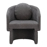 Zuo - Olya Fauteuil d’appoint - Gris truffe-Tissu confortable et durable