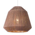Zuo - Lampe plafonnier Impala - Brun-Conçue pour une installation câblée permanente, avec support de montage standard et quincaillerie inclus