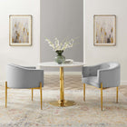 Modway - Savour Touffe Performance Velvet Chaises d’accent Ensemble de 2 - Gris clair-Velours de performance résistant aux taches