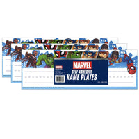 Eureka - Plaques signalétiques autocollantes Marvel Super Hero - 3 paquets de 36-Idéal pour les bureaux, les casiers et plus encore !