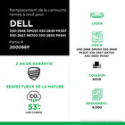 CIG - Cartouche de toner Dell 2330 remise à neuf - rendement élevé - noir- Écologique : Remanufacturé à partir d'une cartouche Dell originale recyclée