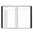 Blueline - Agenda Scolaire Quotidien/Mensuel D’Août À Juillet Couverture Souple - 8 po H x 5 po l - Noir - Anglais-Dates juliennes