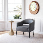 Zuo - Berkeley Fauteuil d’appoint - Gris vintage-Supporte jusqu'à 330 lb