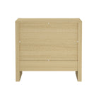 Manhattan Comfort - Linda 24" Table de nuit moderne à 2 tiroirs - Chêne naturel - Lot de 2-Garantie limitée du fabricant de 30 jours