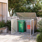 Outsunny - remise de jardin extérieure 6 pi x 3 pi-Conception à double porte avec serrure pour un accès pratique et un stockage sécurisé  
