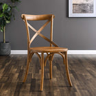 Modway - Gear Fauteuil d’appoint de salle à manger - Noyer-6