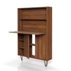 Nexera - Bureau mural Slim, Noyer-6