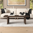 Hudson&Canal - Table basse rectangulaire Soren (122 cm) - Brun aulne-Nettoyer avec un chiffon doux et sec, sans produits chimiques agressifs ni produits de nettoyage abrasifs
