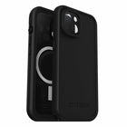 OtterBox - Étui Fre MagSafe Waterproof Noir pour iPhone 15-Couvre-ports Bloc de la poussière et de la saleté