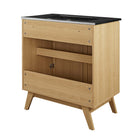 Modway - Soma 30" Vanette de salle de bain - Noir de chêne-8