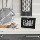 Marathon - Grande horloge numérique, chiffres de 3,25 po, noir (CL030064BK)-Dotée d’une alarme avec fonction de rappel facile à configurer