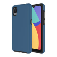 AXS - PROTech coque anti-choc avec bordures surelevees et une durabilite militaire pour TCL A30, Bleu Cobalt-Resistant aux chocs
