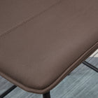HOMCOM - Tabourets de bar modernes hauteur comptoir - café - paquet de 2-Patins réglables et antidérapants des chaises de comptoir protègent le sol des rayures et assurent la stabilité 

