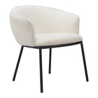 Zuo - Essen Chaise de salle à manger - Ivoire-Assemblage requis