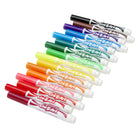 Cra-Z-Art - Marqueurs Broadline Lavables - Couleurs assorties, Paquet de 16-Les marqueurs Cra-Z-Art sont dotés de capuchons bien ajustés pour préserver la durée de vie des marqueurs et préserver l'éclat des couleurs. Nos marqueurs sont durables, l'encre sèche rapidement pour éviter les taches et conserve sa luminosité au fil du temps