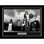 Led Zeppelin Live with Platinum LP - Impression encadree - 28" x 38"-Qualité supérieure - music memorabilia