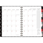 Hilroy - Agenda hebdomadaire/mensuel Hockey Canada 2026-2027, 8 ½ po H x 6 po l, noir-Planification hebdomadaire/mensuelle de 12 mois de juillet 2026 à juin 2027