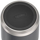 Thermos - Pot alimentaire Thermos ICON avec cuillère, 470 ml, granite-Base Griptec silencieuse, douce au toucher et antidérapante pour une stabilité accrue