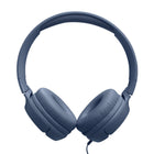 JBL - Tune 520C USB-C Casque filaire Hi-Res - Bleu-Télécommande à 3 touches avec microphone