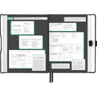 AT-A-GLANCE - Agenda hebdomadaire/mensuel Foundation non daté - 8 1/4 po H x 5 3/4 po l - Noir - Anglais-Les pages spéciales incluent une page d’introduction, une liste de jours fériés, un calendrier de référence sur 4 ans et des notes