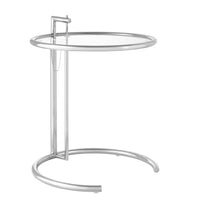 Modway - Eileen Grey Métal Table d’appoint - Argent-Table d’appoint moderne