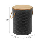 Zuo - Beban Table d’appoint - Naturel/Noir-Garantie limitée de 3 ans