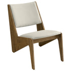 Modway - Rylina Cuir végane Chaises d’accent - Pierre de chêne altérée - Ensemble de 2-Siège inclinable à profil bas