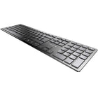Cherry - Clavier rechargeable sans fil KW 9100 SLIM - Noir et gris-Batterie lithium rechargeable intégrée avec connexion USB-C