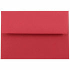 JAM Paper - Ensemble de papeterie recyclée - 25 cartes et 25 enveloppes A1 4 barres - Brite Hue Red - ensemble de 25-Taille : A1 4 barres (3,625 x 5,125 pouces)