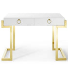 Modway - Ring Bureau - Or Blanc-Surface lisse à haute brillance