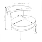 Brassex - Chaise d'appoint 958273 Caden - crème-8