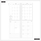 The Happy Planner - Planificateur daté Organized petit format 2026–2027 à double spirale - 7-1/2 po x 6-11/16 po - Palmiers rêveurs-10