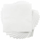 JAM Paper - Petites serviettes pour boissons, 5 po x 5 po, blanc, 48 paquets de 50- Couleur blanche