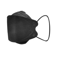 Globe - Masque de protection 4 plis non médical KN95 Hynaut - Noir - Paquet de 50-4 plis avec bandes auriculaires, ne contient pas de graphène

