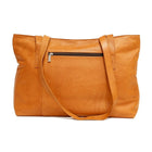 Ashlin® Sac fourre-tout classique avec longues courroies Melia pour femme, tan britannique-Met en vedette l'organisateur intérieur ASHLIN's Inside OrganizerTM avec 5 pochettes pour cartes de crédit et 2 boucles à stylo.