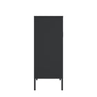 Manhattan Comfort - Amelia 31,5 po Buffet Moderne d’Appoint - Noir-Assemblage à domicile requis Tout le matériel inclus