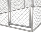 PawHut - Chenil pour chien d’extérieur 19,7 pi L x 7,5 pi l x 4,9 pi H avec housse imperméable-Une porte avec une serrure pour plus de sécurité 