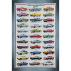 American Automobiles photo Glass impression - Impression encadree - 27" x 38"-Impression d'art de haute qualité avec passe-partout et encadrement professionnel
