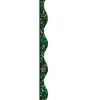 Ashley Productions - Bordure festonnée magnétique - Vert sur fond noir - 12 pi/paquet - Paquet de 6-Utilisable comme décoration ou pour diviser des surfaces magnétiques pour des devoirs, des leçons, des programmes, des jeux, etc.