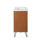 Modway - Energize 48" Vanette de salle de bain - Blanc cerise-Construction en MDF et panneau de particules