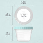 Bentgo - Contenants Prep à couvercle à visser - 473 ml - Bleu marine-Grâce à sa conception empilable, ce réfrigérateur prend un minimum de place et offre une vue dégagée sur son contenu