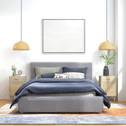HOMCOM - Tables de nuit hautes avec rangement pour chambre - chêne - lot de 2-Un tiroir permet de ranger livres, lampes, stylos ou essentiels de nuit 