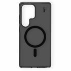 Ideal of Sweden - Étui transparent avec aimants pour Samsung Galaxy S26 Ultra, Noir teinté-Conception protectrice avec bords surélevés pour protéger la caméra et l'écran