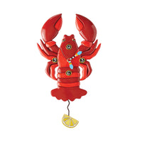 Enesco Allen Designs - Horloge murale DaPinci The Lobster Pendulum-La collection Allen Designs, créée par Michelle Allen