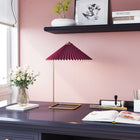 Zuo - Charo Lampe de table - Red/Or-Style moderne et contemporain