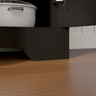 HOMCOM - Buffet 47,6 po L avec rangement - noir-Conception anti-basculement pour aider à prévenir les chutes 