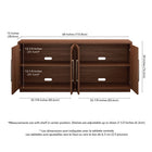 Hudson&Canal - Buffet rectangulaire Tillman 68 po - Noyer satiné-Caractéristiques assemblage facile